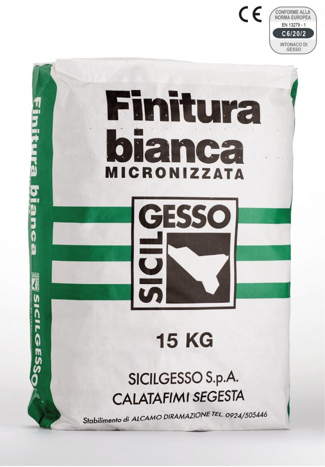 sistemaCASA RASANTE BIANCOGESSO - Finitura extra bianca a base di gesso  alabastrino